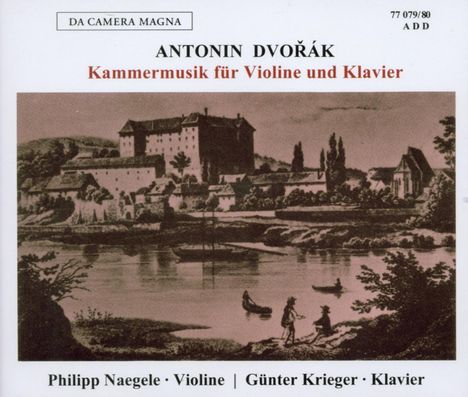 Antonin Dvorak (1841-1904): Sonate für Violine & Klavier op.57, 2 CDs