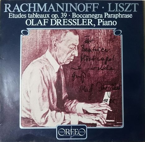 Olaf Dressler spielt Liszt &amp; Rachmaninoff (120g), LP