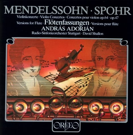 A.Adorjan spielt Violinkonzerte auf der Flöte, CD