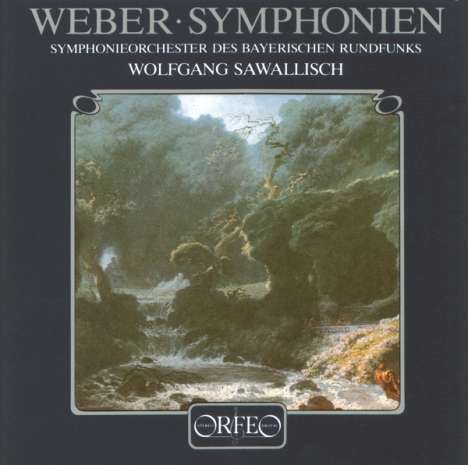 Carl Maria von Weber (1786-1826): Symphonien Nr.1 &amp; 2 (120 g), LP