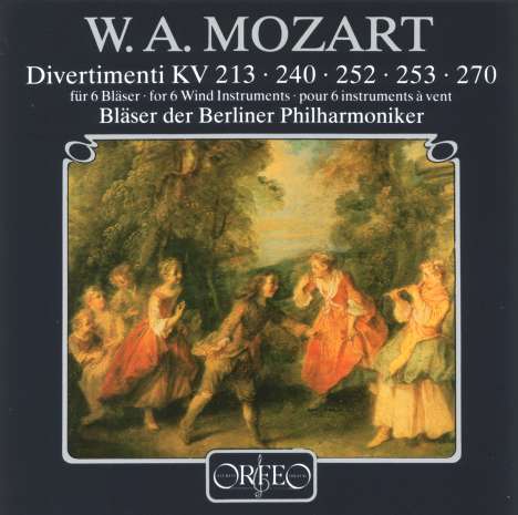 Wolfgang Amadeus Mozart (1756-1791): Divertimenti KV 213,240,252,253,270, CD
