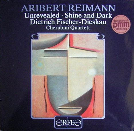 Aribert Reimann (1936-2024): Unrevealed für Bariton &amp; Streichquartett (120g), LP