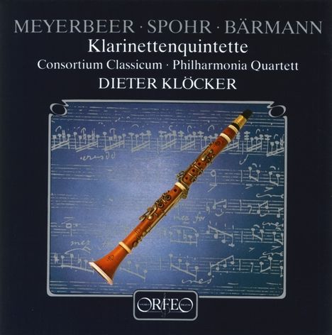 Dieter Klöcker - Klarinettenquintette, CD