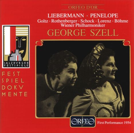 Rolf Liebermann (1910-1999): Penelope, CD