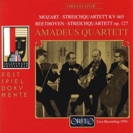 Amadeus - Quartett in Salzburg 11.8.1956, CD