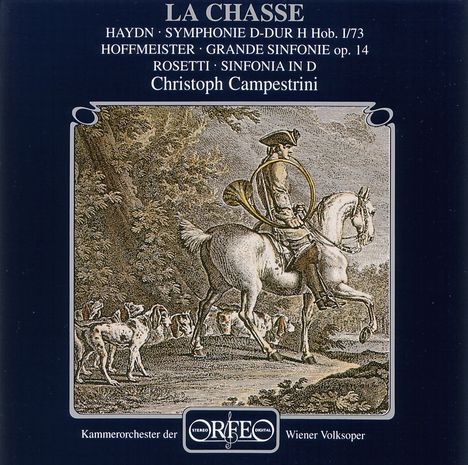 Antonio Rosetti (1750-1792): Symphonie in D "La Chasse", CD