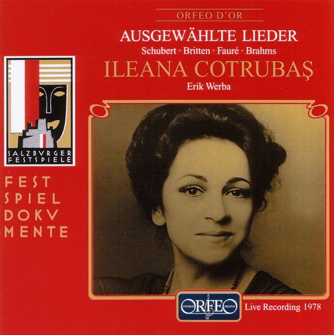 Ileana Cotrubas singt Lieder, CD