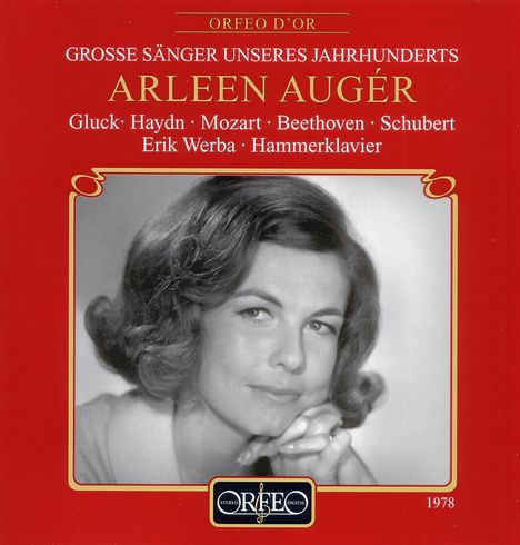 Arleen Auger singt Arien &amp; Lieder, CD