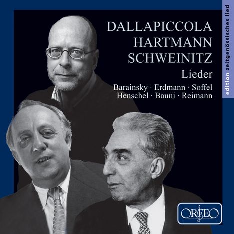 Zeitgenössische Lieder, CD