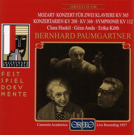 Wolfgang Amadeus Mozart (1756-1791): Konzert für 2 Klaviere &amp; Orchester KV 365, CD