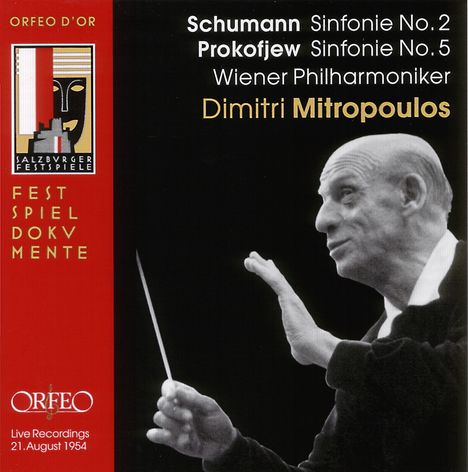 Dimitri Mitropoulos - Salzburger Festspiel-Debüt 1954, CD