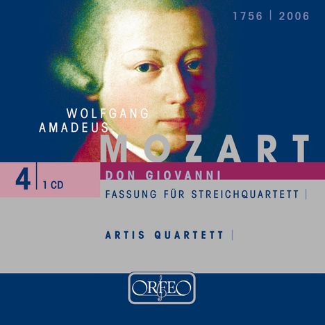 Wolfgang Amadeus Mozart (1756-1791): Don Giovanni für Streichquartett, CD