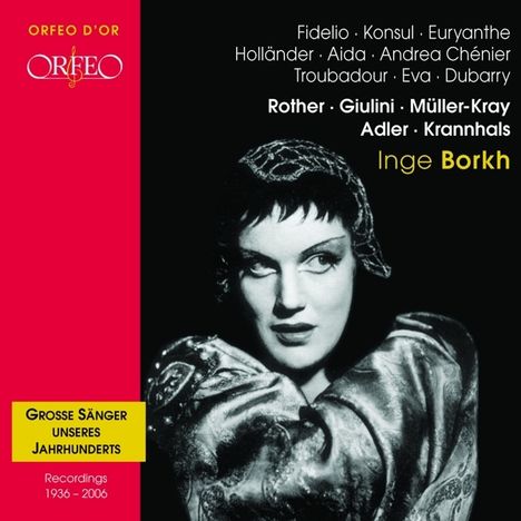 Inge Borkh singt Arien &amp; Lieder, CD