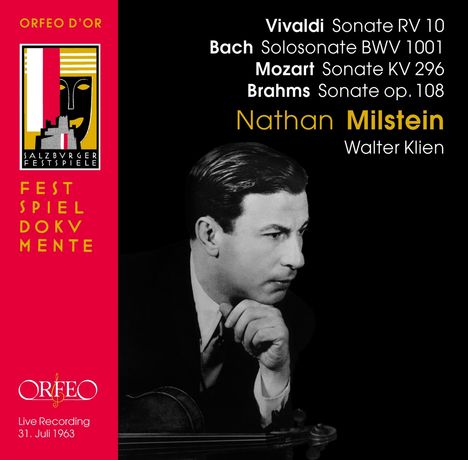 Nathan Milstein - Salzburger Festspiele 1963, CD