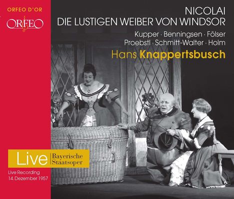 Otto Nicolai (1810-1849): Die lustigen Weiber von Windsor, 2 CDs