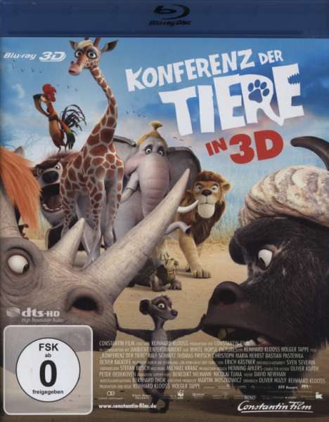 Konferenz der Tiere (2009) (3D Blu-ray), Blu-ray Disc