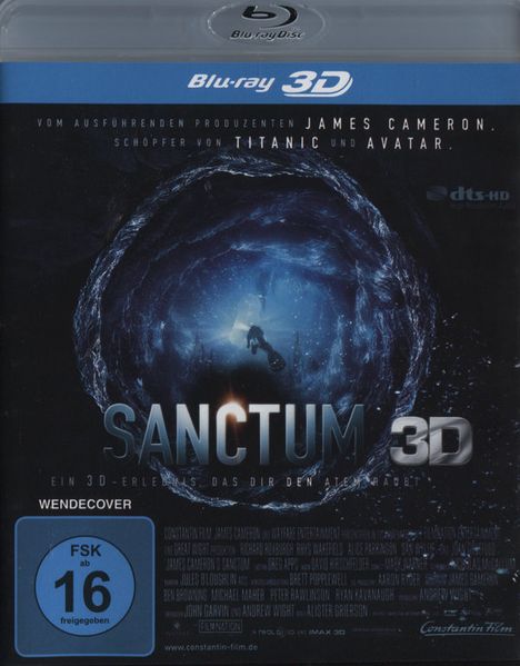 Sanctum (3D Blu-ray), Blu-ray Disc