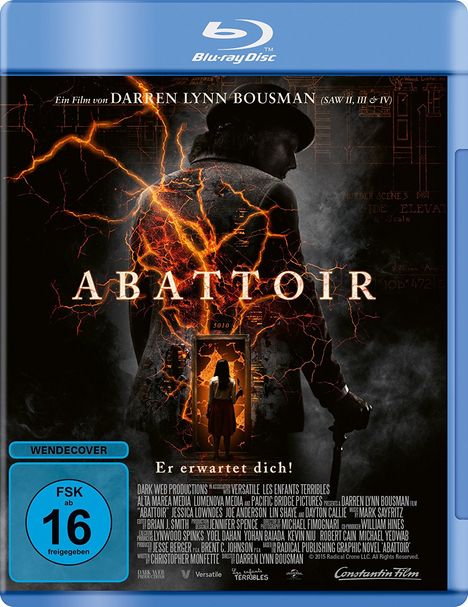 Abattoir (Blu-ray), Blu-ray Disc