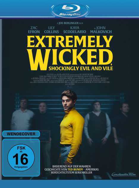 Extremely Wicked, Shockingly Evil and Vile (Blu-ray), Blu-ray Disc