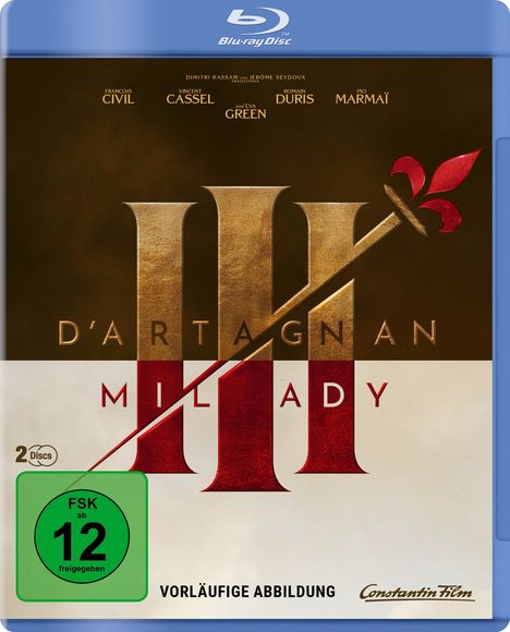 Die drei Musketiere - D'Artagnan / Die drei Musketiere - Milady (Blu-ray), 2 Blu-ray Discs