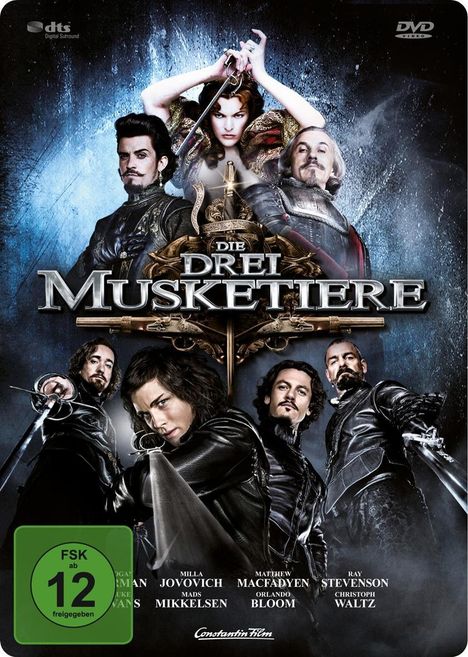 Die drei Musketiere (Steelbook), DVD