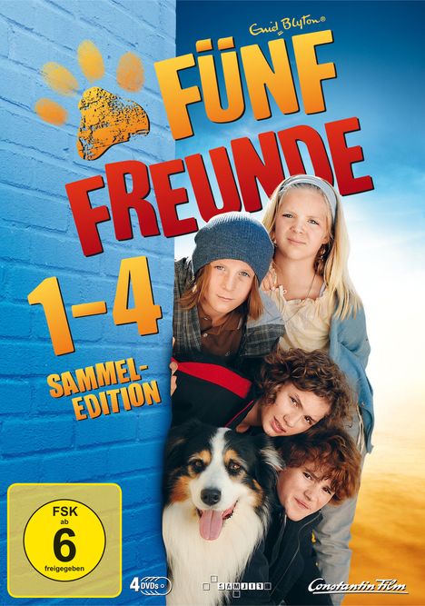 Fünf Freunde 1-4, 4 DVDs