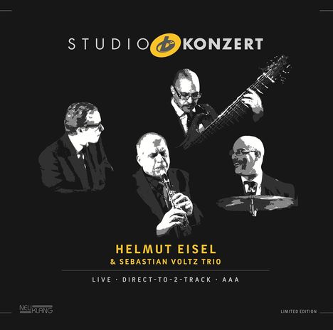 Helmut Eisel &amp; Sebastian Voltz: Studio Konzert (180g) (Limited Hand Numbered Edition), LP