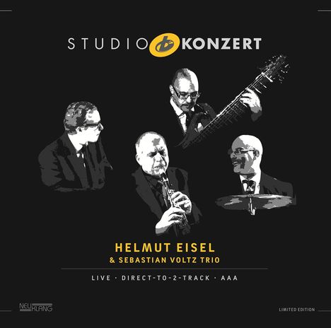 Helmut Eisel & Sebastian Voltz: Studio Konzert (180g) (Limited Hand Numbered Edition), LP