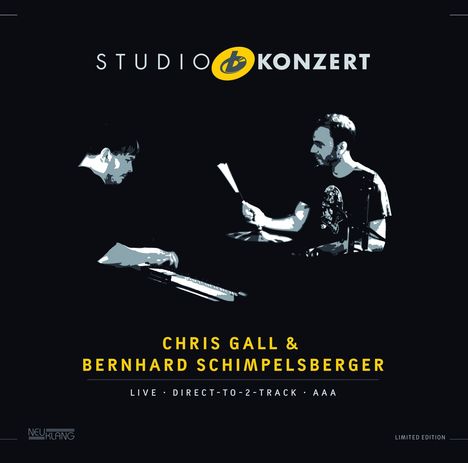 Chris Gall &amp; Bernhard Schimpelsberger: Studio Konzert (180g) (Limited-Numbered-Edition), LP