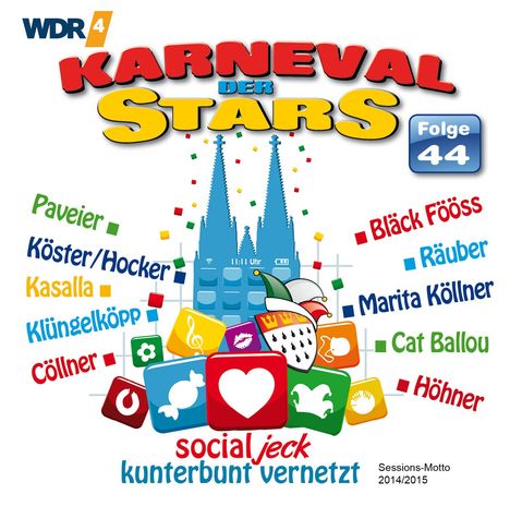 Karneval der Stars 44, CD