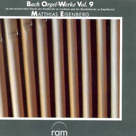 Johann Sebastian Bach (1685-1750): Orgelwerke Vol.9, CD