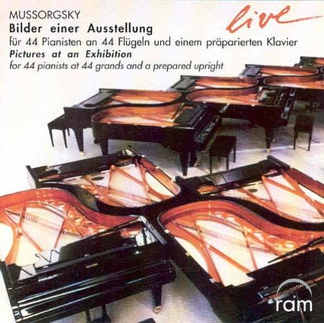 Modest Mussorgsky (1839-1881): Bilder einer Ausstellung (Fassung für 44 Klaviere), CD