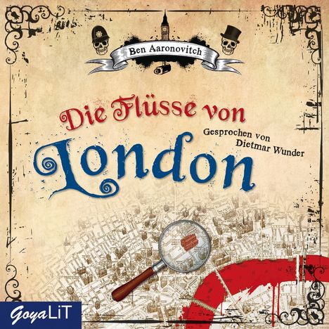 Ben Aaronovitch: Die Flüsse von London, 3 Audio-CDs, 3 CDs