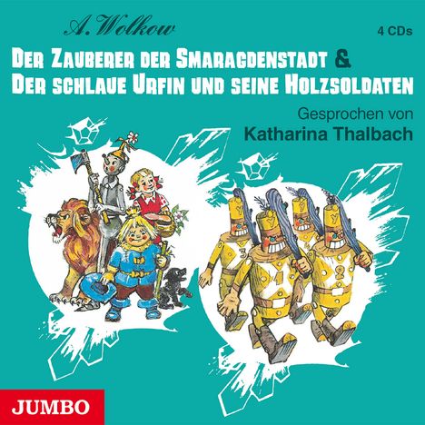 Der Zauberer Der Smaragdenstadt &amp; Der Schlaue Urfi, 4 CDs