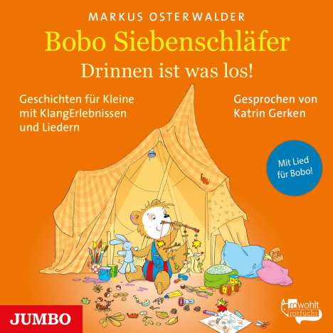 Markus Osterwalder: Bobo Siebenschläfer. Drinnen ist was los!, CD