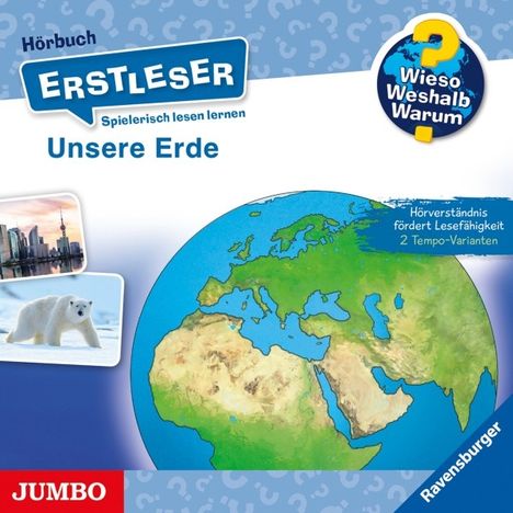 Sandra Noa: Wieso? Weshalb? Warum? Erstleser. Unsere Erde, CD
