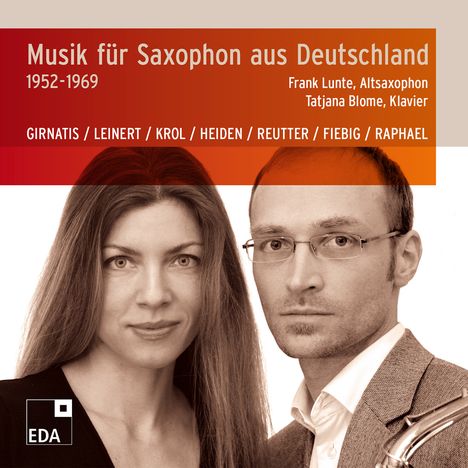 Frank Lunte - Musik für Saxophon aus Deutschland 1952-1969, CD