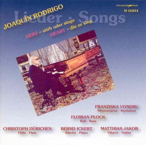 Joaquin Rodrigo (1901-1999): Lieder, CD