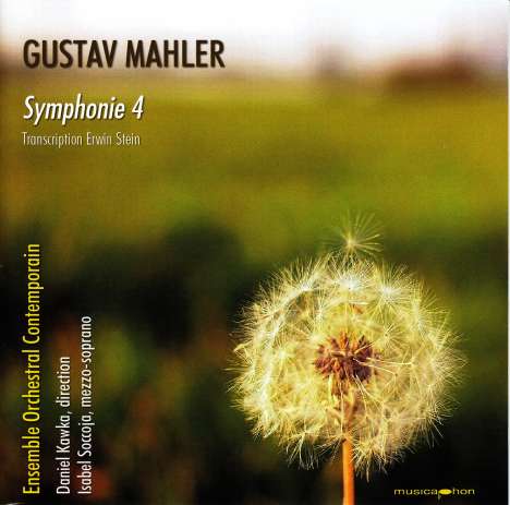 Gustav Mahler (1860-1911): Symphonie Nr.4 (Bearbeitung für Kammerensemble von Erwin Stein), CD