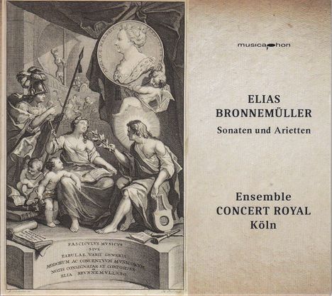 Elias Bronnemüller (1666-1762): Sonaten &amp; Arietten, CD