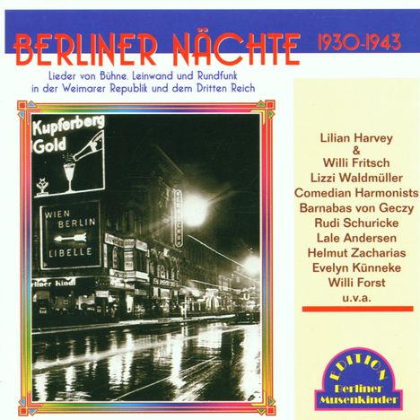 Berliner Nächte, CD