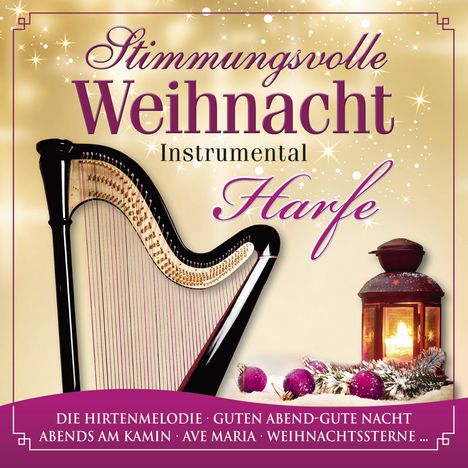 Stimmungsvolle Weihnacht: Harfe, CD