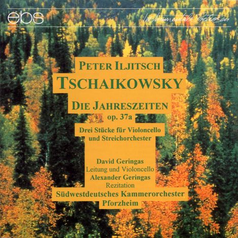 Peter Iljitsch Tschaikowsky (1840-1893): Die Jahreszeiten op.37b (Orchesterfassung), CD