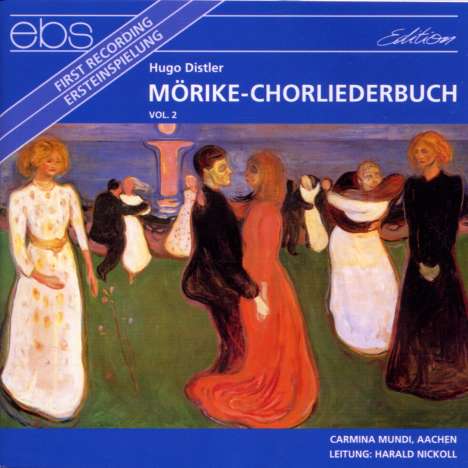 Hugo Distler (1908-1942): Mörike-Chorliederbuch op.19 Vol.2, CD