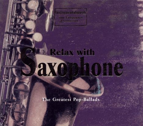 Rolf Becker &amp; Georg Mayr: Relax With Saxophone, CD