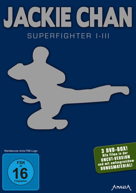 Jackie Chan: Superfighter 1-3, 3 DVDs