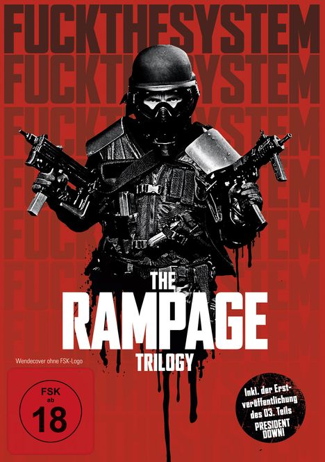 The Rampage Trilogy, 3 DVDs