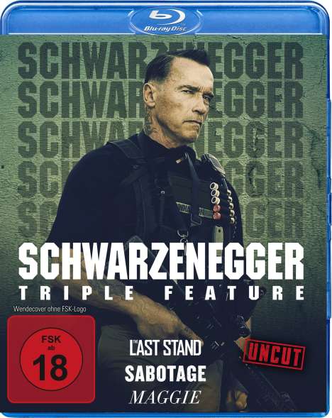Arnold Schwarzenegger Triple Feature (Blu-ray), 3 Blu-ray Discs