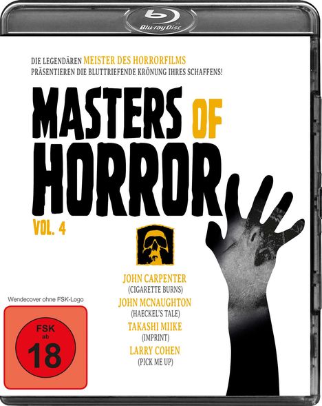 Masters of Horror Vol. 4 (Blu-ray), Blu-ray Disc