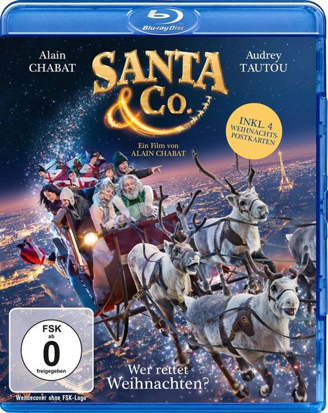 Santa &amp; Co. - Wer rettet Weihnachten? (Limited Edition inkl. Kartenset) (Blu-ray), Blu-ray Disc